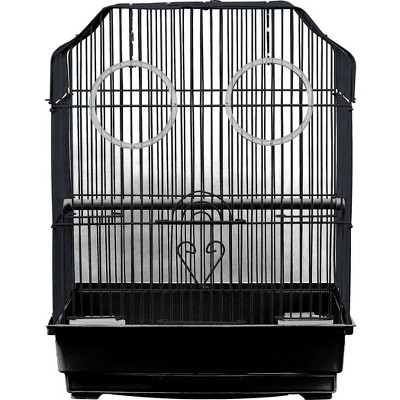 A&E Cage Company Ornate Top Bird Cage - Black S