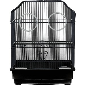 A&E Cage Company Ornate Top Bird Cage - Black S - 1 of 1