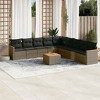 vidaXL Garden Sofa Set Grey - 2 of 4