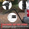 2/4 Bike Rack Hitch Mount for Cars,Foldable Bicycle Car Racks with Hitch Tightener and Straps,Bike Carrier Rack Hitch for SUV - 3 of 4