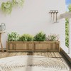 vidaXL Garden Planter 59.1"x12.2"x12.2" Impregnated Wood Pine - 3 of 4