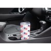 100 North 20 Ounce Stainless Steel On the Go Travel Tumbler With Push Top Lid, Stars and Stripes White - 3 of 4