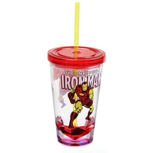 Just Funky Marvel Thor God Of Thunder Plastic Tumbler Cup Lid & Straw