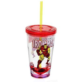 Just Funky Marvel Retro Iron Man 19oz Carnival Cup
