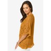 Jessica London Women's Plus Size Crochet Cardigan - image 4 of 4