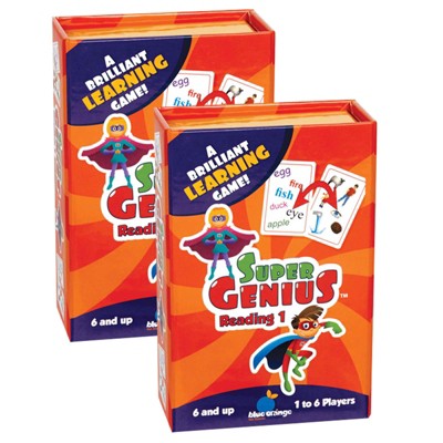 blue orange Super Genius Educational Games