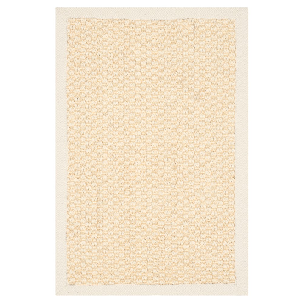 3'x5' Carson Natural Fiber Accent Rug Cream - Safavieh