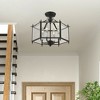 Livex Lighting Livingston 4 - Light Pendant in  Black/Brushed Nickel - 4 of 4