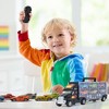 Big Mo's Toys Transport Car Carrier Truck with 6 Race Cars - 3 of 4