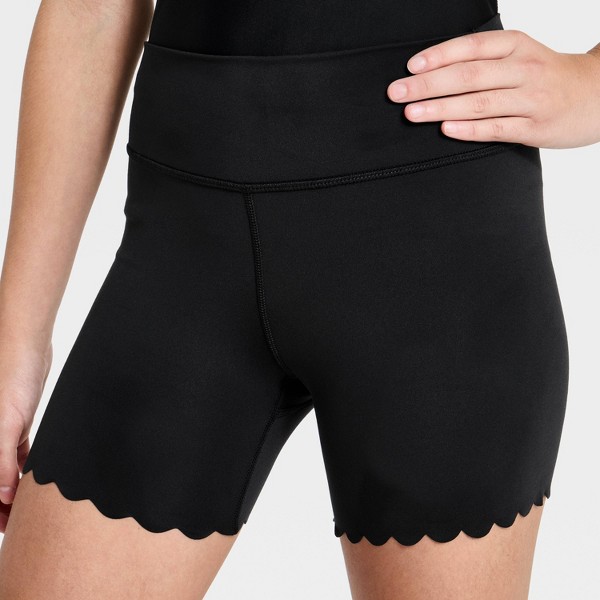 Shorts de ciclista con borde festoneado para niña - All In Motion™ 3