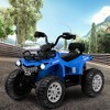 Costway 12V Kids Ride On ATV Electric 4-Wheeler Quad 2 Speeds with Mp3 & Headlights - 2 of 4