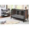 Acoinel Wooden Crib with Natural Accents for Nursery - 3 of 4