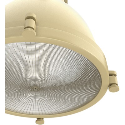 Bridgemoor Modern Brass 2-Light Industrial Pendant with Clear Glass