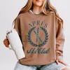 Simply Sage Market Women's Lightweight Garment Dyed Graphic Sweatshirt Apres Ski Club - 2 of 4