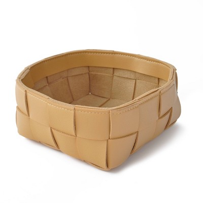 Small Faux Leather Basket - Bullseye's Playground™