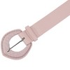 INSPIRE CHIC Women's Solid Color Retro Fashion Snake Pattern Buckle Decorative Wide Belts for Dresses - 2 of 4