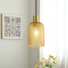 Rennnsan Ulwena 5" W 1 - Light Dome Textured Glass Modern Dimmable Flush Mount - 2 of 4