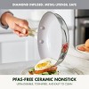 GreenPan Nova Gallery 10pc Stainless Steel and Ceramic Nonstick Champagne Handle Cookware Set - 3 of 4