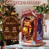 ROBOTIME 3D Puzzles DIY Miniature Dolls House Kit, Wooden Puzzle Booknook Bookshelf Decoration, Holiday Gifts, Multicolored, 2.64"*12.28"*18.27" - 2 of 4