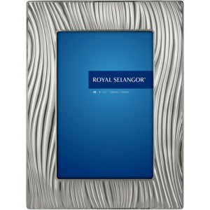 Royal Selangor 013009R Sand Photo Frame, 4" x 6", Pewter - 1 of 1