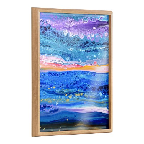 18" x 24" Blake Tropical Tides Framed Printed Art by Xizhou Xie Natura - Kate & Laurel All Things Decor: Acrylic, Contemporary Decor - image 1 of 4