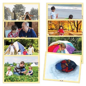 MOJO Change of Seasons Wooden 8-Puzzle Set - 1 of 4