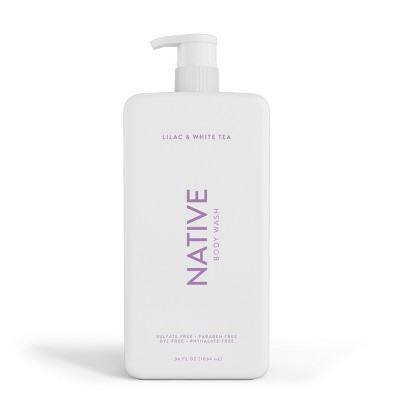 Native Body Wash with Pump - Lilac &#38; White Tea - Sulfate Free - 36 fl oz_2