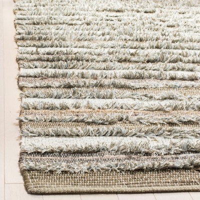 Coastal Breeze Multicolor Hand-Woven Cotton & Wool 5' x 8' Area Rug