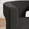 KINWELL 28" Wide Boucle Upholstered Square Armchair (Set of 2) - 3 of 4