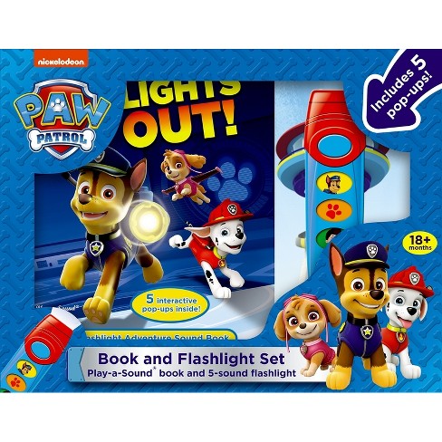 Nickelodeon Paw Patrol: Lights Out! Book and 5-Sound Flashlight Set - by Pi  Kids (Mixed Media Product)