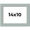 PosterPalooza | Photo Size Refined Blue Picture Frame - UV Acrylic, Foam Board Backing, Hanging Hardware - 2 of 4