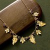 Ross-Simons Italian 1.60 ct. t.w. Amethyst Bead Grapevine Necklace in 18kt Gold Over Sterling Size 18 - 3 of 4