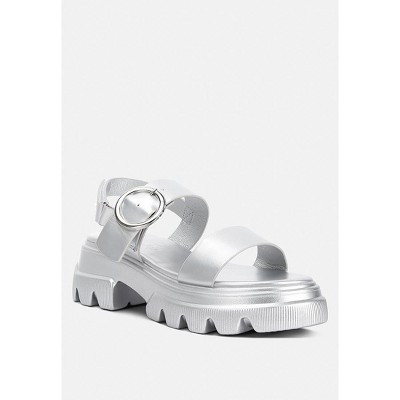 Silas Metallic Chunky Women Sandals