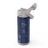 Zak Designs Antimicrobial 20oz Stainless Steel Double Wall Vacuum Beacon Bottle - 2 of 4