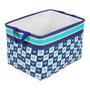 REGALWOVEN Cotton Collapsible Sturdy Handle Lightweight Open Storage Bins 1 Pcs - 1 of 4