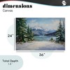 Stupell Industries Frozen Winter Lake Canvas Art - 4 of 4