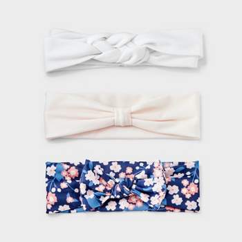Baby Girls' 3pk Floral Headwrap - Cloud Island™