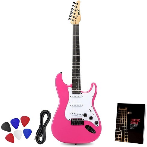 electric bass guitars pink