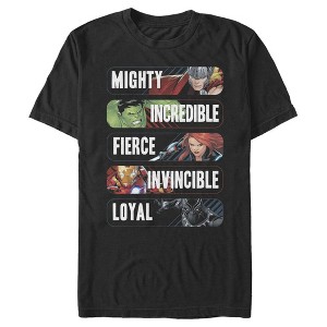Men's Marvel Mighty Incredible Fierce T-Shirt - 1 of 4