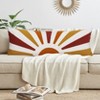 Sweet Jojo Designs Gender Neutral Body Pillow Cover (Pillow Not Included) 54in.x20in. Boho Sun Ray Yellow Red Orange - 3 of 4