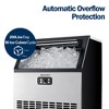 Simzlife Commercial Ice Maker, Stainless Steel, 200Lbs/Day, Ice Machine, 65Lbs Storage, Smart Control, for Party/Hotel/Bar, self-cleaning, Silver - 2 of 4