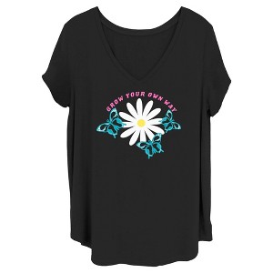 Juniors Womens Lost Gods Grow Your Own Way T-Shirt - 1 of 4