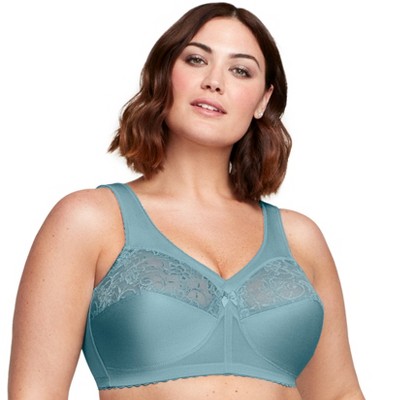Glamorise Womens Magiclift Front-closure Support Wirefree Bra 1200