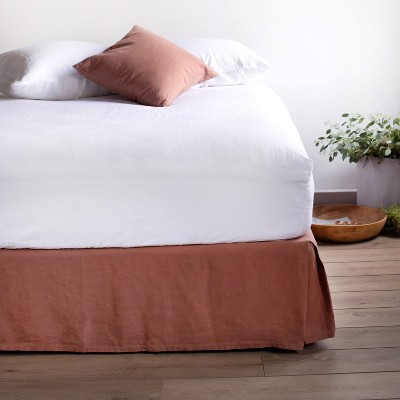 Clay 20" Square French Linen Throw Pillow Sham