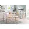 Vynxaria Adjustable Contemporary Bar Table ¨C Versatile Design for Any Occasion - 2 of 3