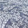 Collections Etc Jacquard Textured Leaf Design Reversible Bedspread - 3 of 3
