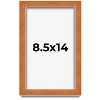 PosterPalooza | Photo Size Classic Brown Picture Frame - UV Acrylic, Foam Board Backing, Hanging Hardware - 2 of 4