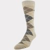 Signature Gold by GOLDTOE Men's Argyle Crew Socks 5pk - Oatmeal 6-12.5 - 3 of 3