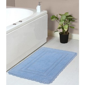 Casual Elegence Collection Cotton Reversible Tufted Bath Rug - Home Weavers - 1 of 4