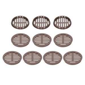 Unique Bargains Durable Impact-Resistant Scratch-Resistant Moisture-Resistant Air Vent Covers 10 Pcs - 1 of 4